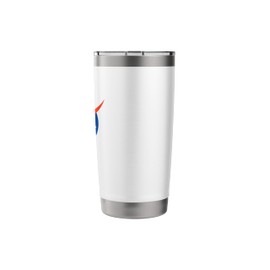 NASA Meatball Logo Retro Space Exploration Design Stainless Steel Insulated Tumbler