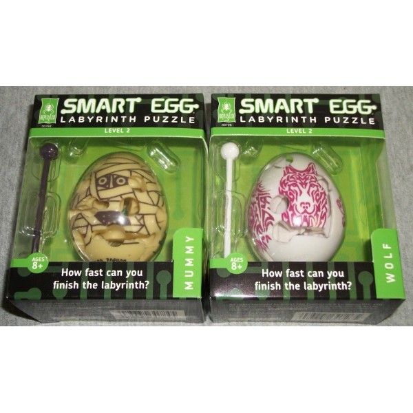 University Games Lot of (2) Smart Egg Labyrinth Puzzles ~