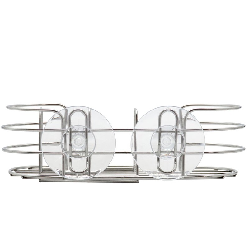 Wahei Freiz SUI-6067 Soap Sponge Rack with Partition, Wire Material