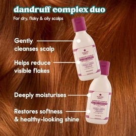 Nature Spell Dandruff Complex Travel Size Duo, Shampoo & Conditioner Set