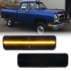 R&F Auto LED Front Smoked Side Marker Lights Compatible with