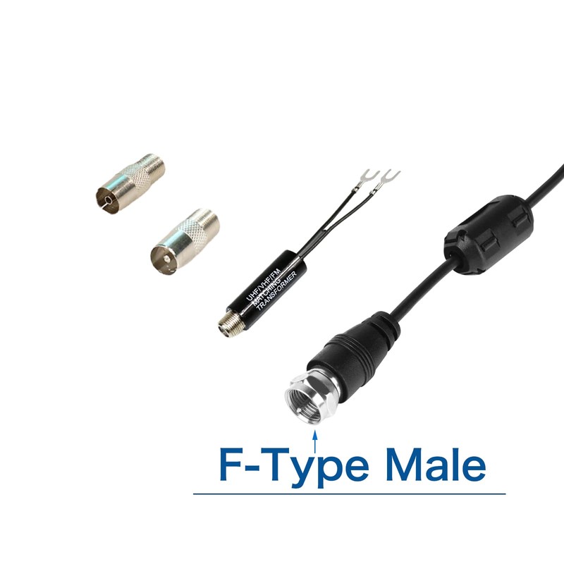 CHHLIUT Universal FM Radio Dipole Antenna Screw F Male Plug
