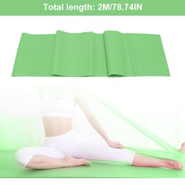 Fitness Bands, 2 m Long, Resistance Bands, Gymnastics Band, Ideal for Yoga, Pilates, Strength Training, Exercise Band, Resistance Bands & Carry Bag