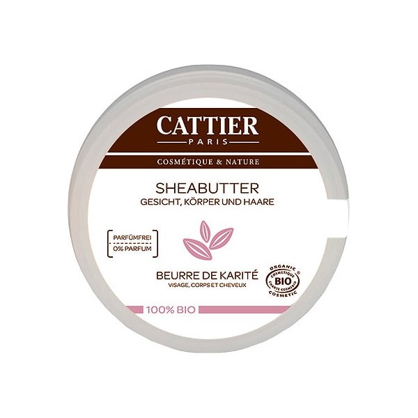 CATTIER Paris Shea Butter 100% Organic, 20 g