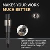 SENNMONN M10X1.0X12.7MM Thread Repair Kit with Insert HSS Drill, Tap,