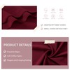 Chiffon Table Runner 2 Pieces 10ft Burgundy Romantic Rectangle Table