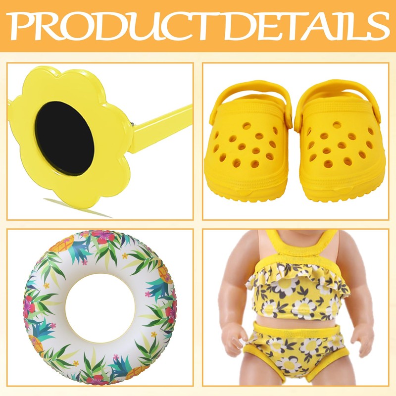 Baby Swimming Set, Swimming Set for Dolls