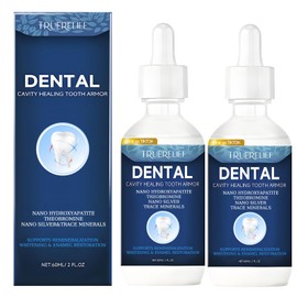 Advanced Enamel Repair Liquid to Support Cavity Repair & Remineralization, Strengthens Teeth and Helps Shield Against Early Cavities, Transparent Daily Dental Care Solution. (02)