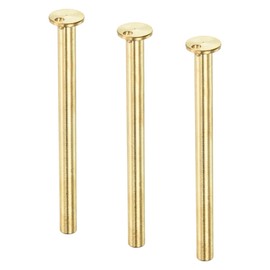 M METERXITY 3 Pack Golf Brass Tip Weight - Carbon Wood Iron Steel Shafts Plug Weight Tip Accessories, Light & Portable, Apply to Golf Club (59 x 8.5-mm, Copper)