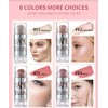 GL-Turelifes Blush Stick Blush Cream Moisturizing, Highlighter&Trimming Rouge Pen, Glow