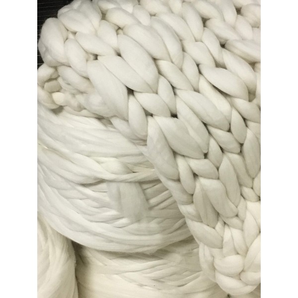 Chunky Yarn, Wool Roving Yarn, Wool Roving 13 lb Bulk