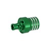 Fuel Cap with Bleed Valve, Green/Chrome - for Simson S50,