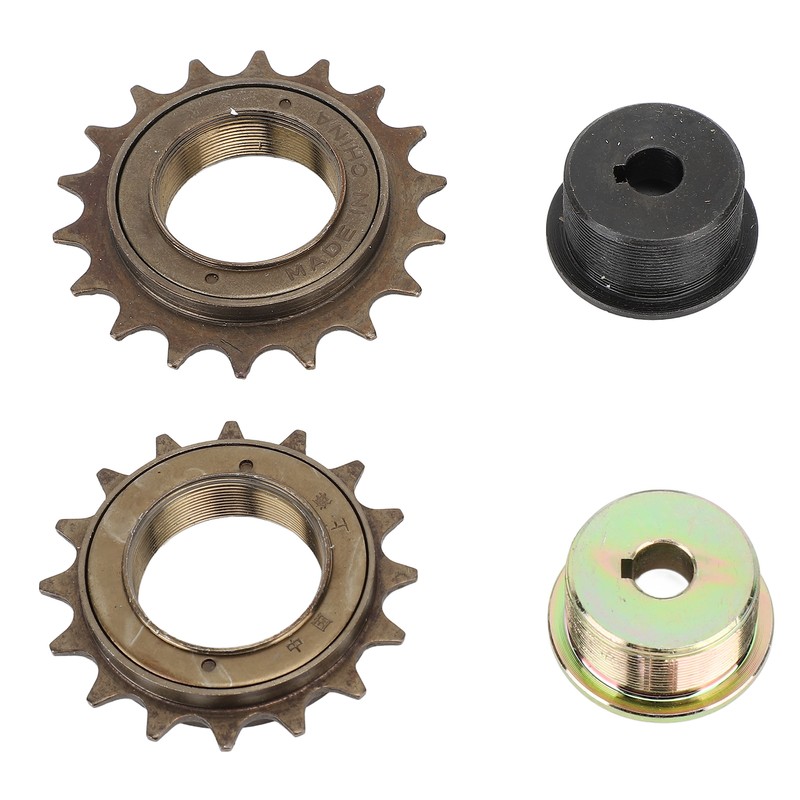 2PCS Freewheel Left Drive Adapter Set Iron 16T 18T Bike