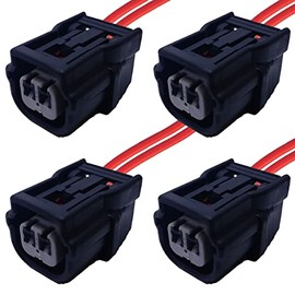 Car replacement plug – injector petrol – SUMITOMO 2-pin (4 x FEMALE) with cable car motorcycle scooter quad