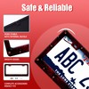 Personalise Bat Spider Web License Plate Frame Red Black License
