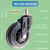 WakeTek Office Chair Caster, a Kind of Soft and Wear-Resistant