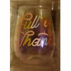 slant collections Wine Glass. Stemless 30oz. NEW. GLASS. "Full Of