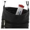 Portable First Aid Transportable Sharps Container with Locking Mechanism by