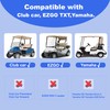 Retractable Golf Cart Seat Belt Bracket Kit for EZGO, Club