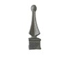 Cast Iron Quad Top Finials/Spears - 3/4" - 12 Pack