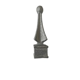 Cast Iron Quad Top Finials/Spears - 3/4" - 12 Pack