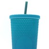 710ML/24OZ Large Capacity Water Cup Fully Studded Matte Tumbler Reusable