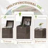 Homall 35 Gallon Outdoor Trash Can, Garbage Can with Lid,