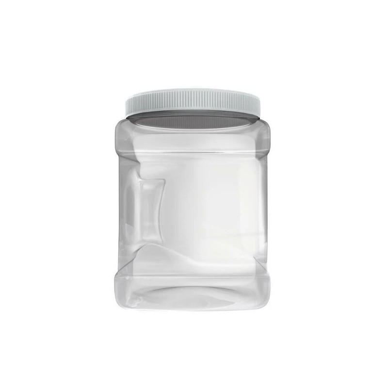 Tool Shop Plastic 32 oz. Parts Storage Clear Grip Jar