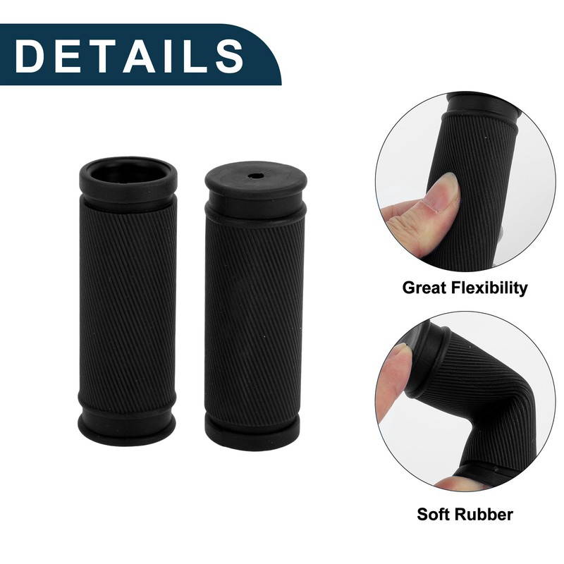 TUCKBOLD Bike Handlebar Grips Covers 85mm Long Lightweight | Cycling