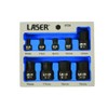 Laser 6726 Low Profile Impact Hex Socket Bit Set 1/4"D,
