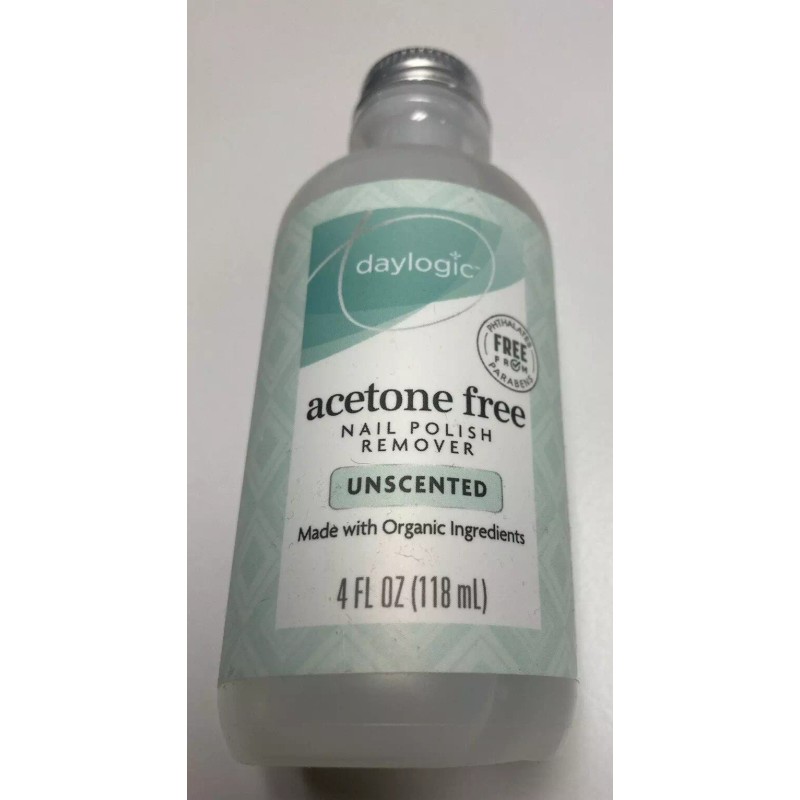 DayLogic Liquid Nail Polish Remover Unscented (4 fl oz) [NEW,
