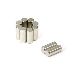 Magnet Expert 6mm dia x 14mm thick Diametrically Magnetised N42 Neodymium Magnet ( Pack of 10 )