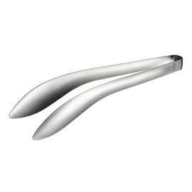 Oaks Leye Serving Tongs, Easy Grip with Light Force, Stainless Steel, Made in Japan LS1535