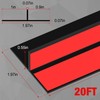 Door Draft Stopper for Side of Door Frame 1.97 in