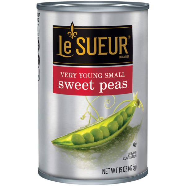 Le Sueur Very Young Small Sweet Peas, 15 Ounce (Pack of 24)