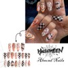 Halloween Press on Nails Medium Almond Stick on Nails with