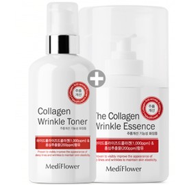 Collagen Wrinkle Eye Cream 40mlx4 (4 in total) Wrinkle improvement functionality - 10. Collagen Wrinkle Toner + Wrinkle Essence / 콜라겐 링클 아이크림40mlx4 (총4개)주름개선 기능성 - 10.콜라겐 링클 토너+링클 에센스