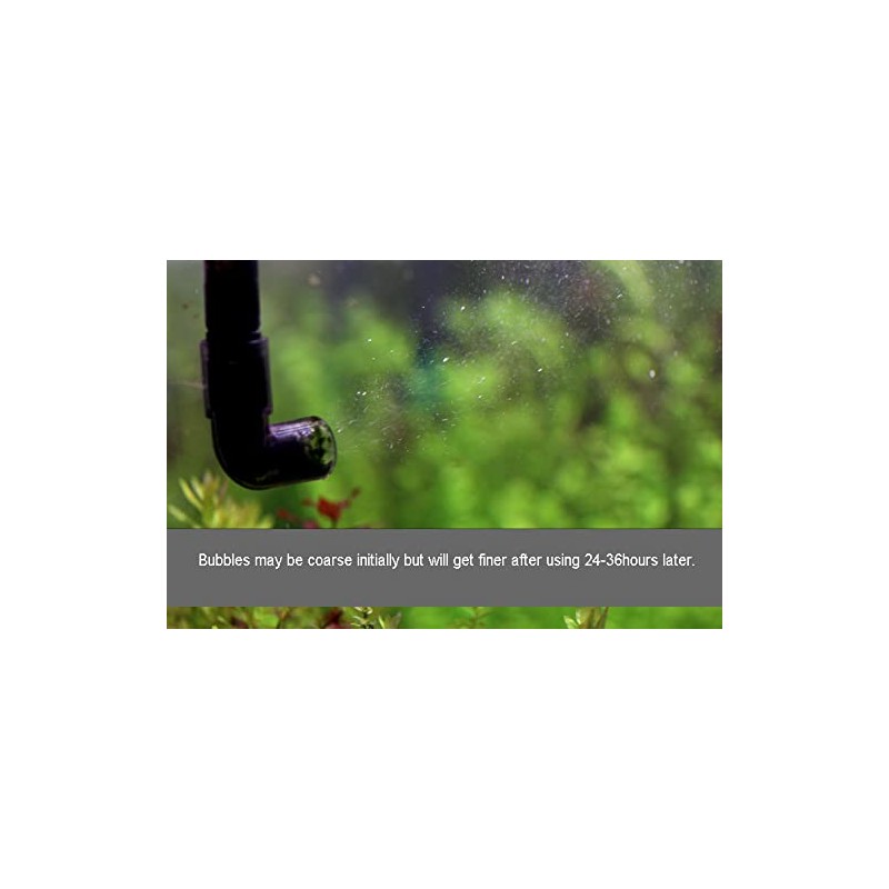 QANVEE Inline CO2 Atomizer Diffuser Aquarium Planted Tanks Aquascape (M2