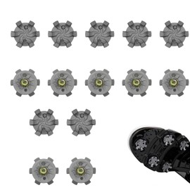 ChasCoCo Golf Shoe Tacks Golf Soft Spikes Stinger Shoes Replacement Spikes Tacks 14 Pieces (Gray)