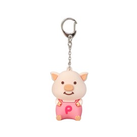 Naito Design Laboratory Puuton Keychain Mascot Pink Sitting 44418