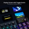 Hexgears Immersion A3 TKL Wireless Mechanical Gaming Keyboard, Bluetooth/2.4G/USB-C Hot-Swappable