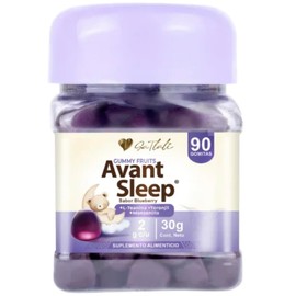 Gomitas sabor Blueberry con L-Teanina 5HTP y Manzanilla Avant Sleep Ga Tlali – Suplemento Alimenticio Nocturno con Ingredientes Naturales – 90 Gomitas Ga Tlali – Rutina de Relajación Sin Melatonina
