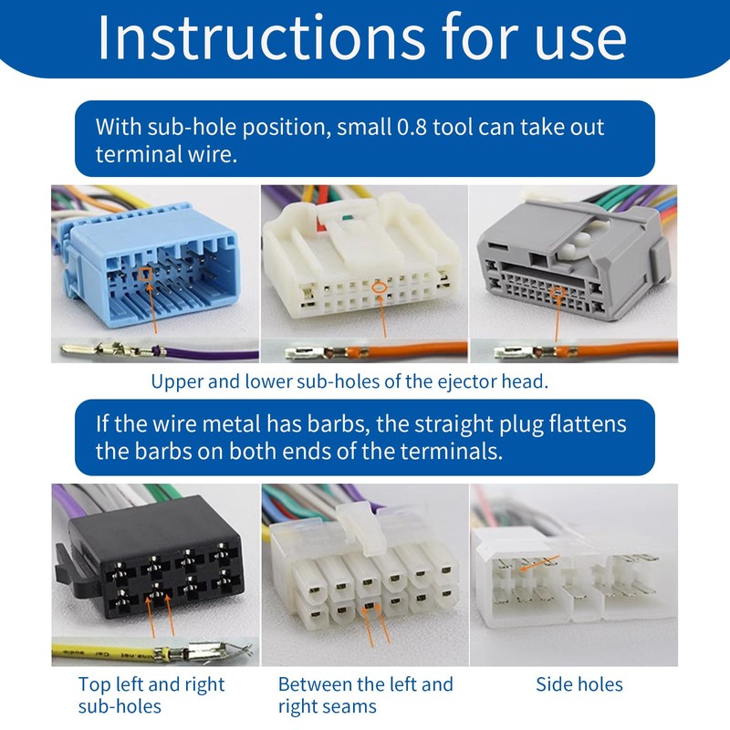 FHBHJNATC Tool Car Release Tool Set, Pin Tool Car Set