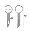 Amusingtao 4pcs Radio Release Keys, 6mm x 68mm Radio Removal