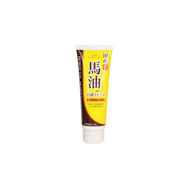 Rossi Moist Aid Horse Oil Whip Facial Cleansing Foam, 4.6