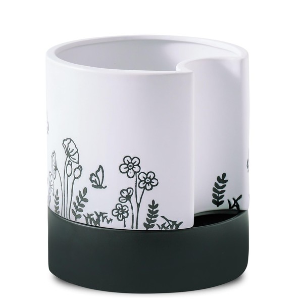 Nihow Self Watering Plant Pot: 8 Inch Ceramic Planter with