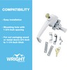Wright Products - Tie Down Keyed Push Button Door Latch