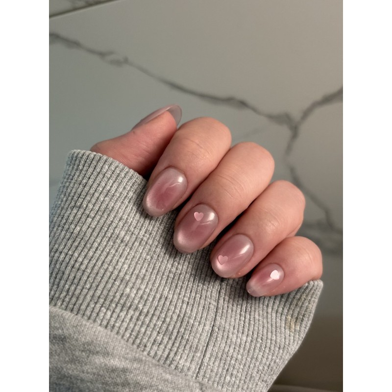[Glass bead nail high quality] Glass bead rosy - Long