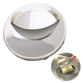 LKM0002SUS1 Kitchen Drain Garbage Net Mounting Plate Stainless Steel with 5 Nets Sink Sink Lid Basket Garbage Made in Japan Easy to Place Stainless Steel Drain Easy Replacement Shop