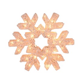 Northlight LED Lighted Snowflake Christmas Decoration – 24” – Clear Lights